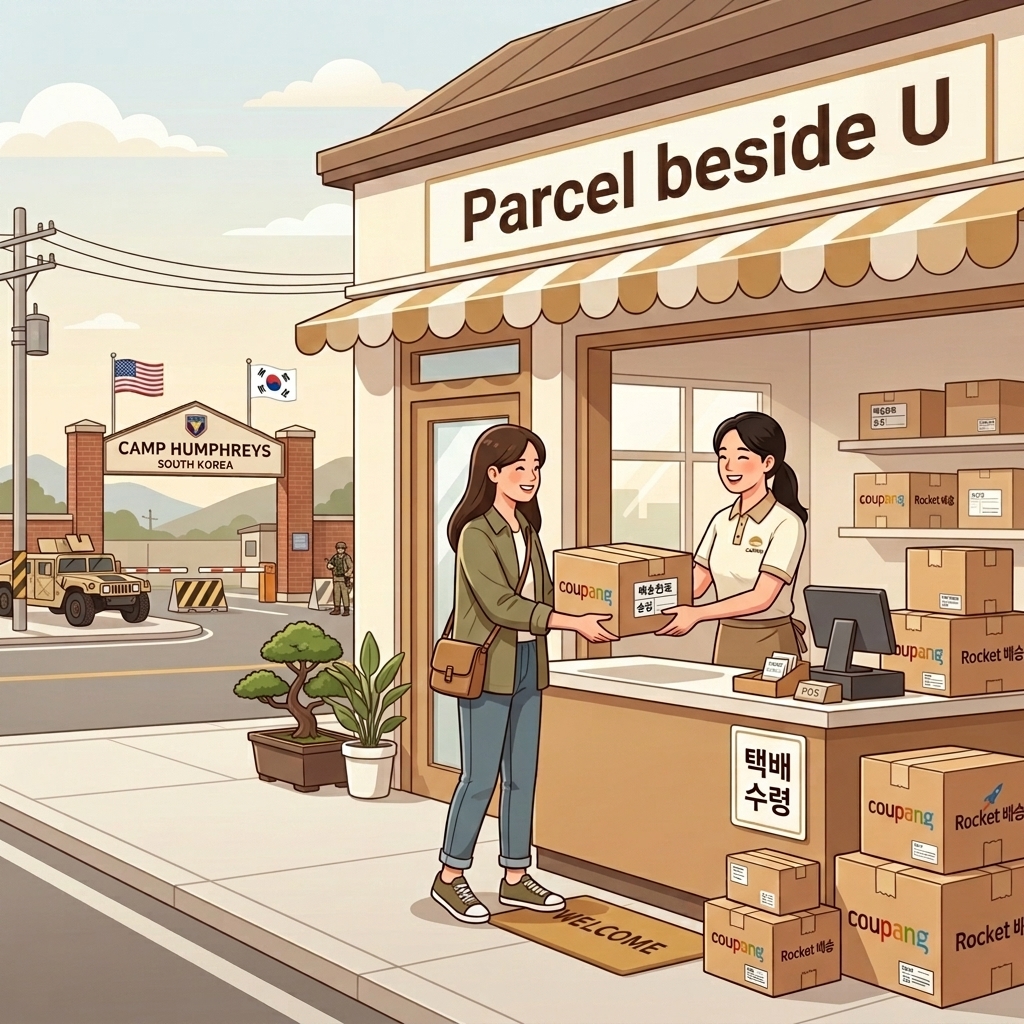 Parcel Beside U — Package service near Camp Humphreys